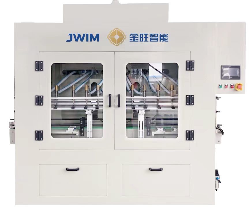 Anti Corrosion PP Frame 12-Nozzles Automatic Servo Piston Filling Machine