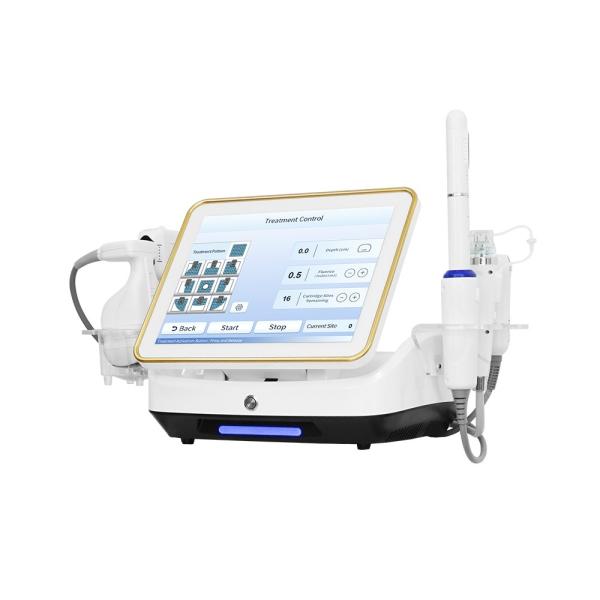 Facial Wrinkles Removal Body Slimming Machine 15 Inch Color Touch Screen HIFU