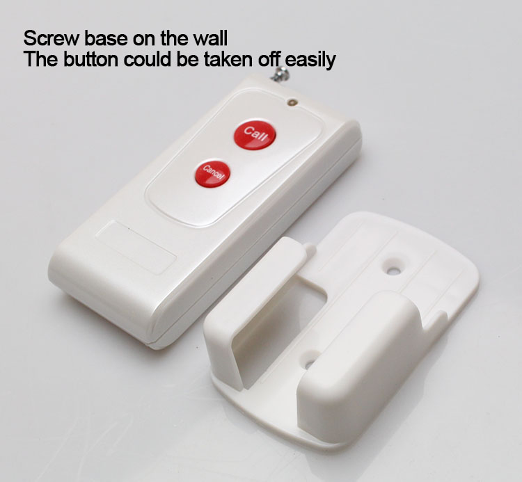 Cheap easy operation hospital clinic patient and nurse call bell wireless pager system with display receiver