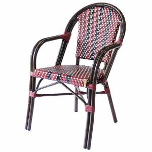  Environmental Protection Bamboo Finish Bistro Dining Chairs Manufactures