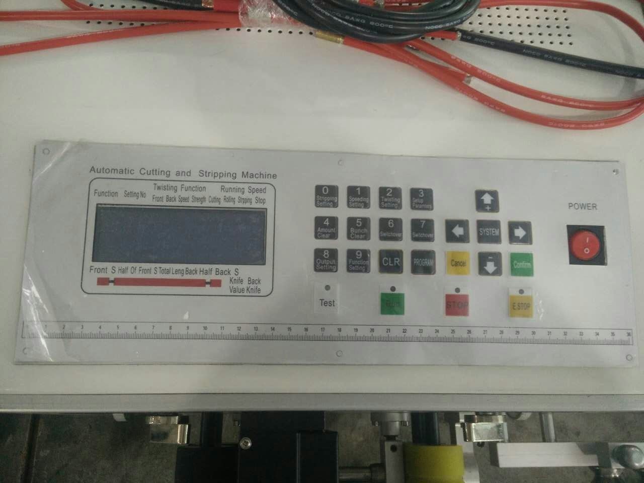 RS-320 Two-Lane 14-32AWG Wires Stripping And Cutting Machine English Language
