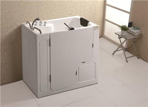Stainless Steel Frame Walk In Bath And Shower / Portable Walk In Tub 300W Blower