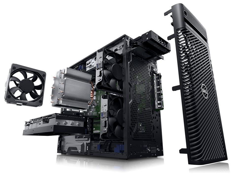 Dell Precision T3660 Workstation PC with 500W Built-in Power Supply and Compact Size