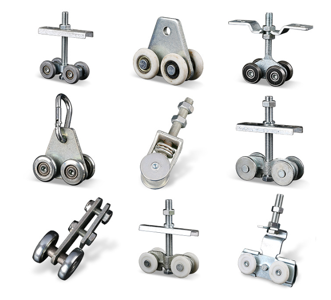 Shower Room Sliding Glass Door Rollers Stainless Steel Smooth Operation