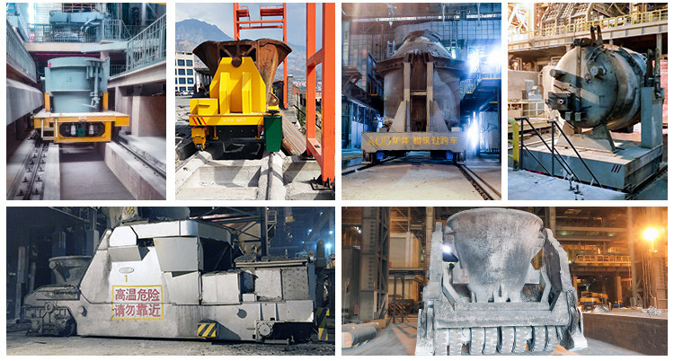 Ageing Furnace Material Transport Liquid Steel Ladle Transfer Bogie With Weighing System Electronic Scale