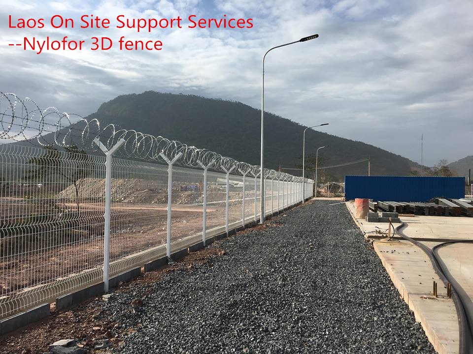 Farm Security 3.5mm Welded Curved Mesh Fence Powder Coated