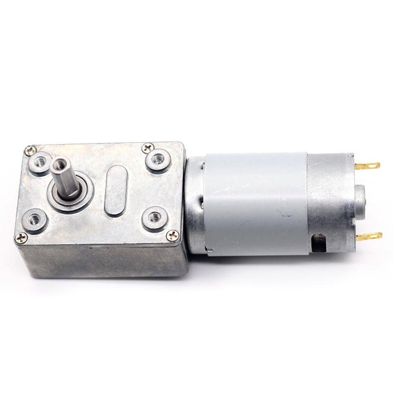 ASLONG JGY-395 12V/24V 7-214RPM DC Turbine Vortex Rod Reduction Motor Self Locking Motor Can Bear Up To 50 Pounds