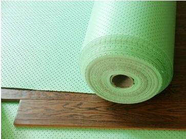 Ixpe Foam Dampproof Layer For Pvc Vinyl Spc Flooring Good Quality Embossed Woven Pattern Surface Ixpe Pad