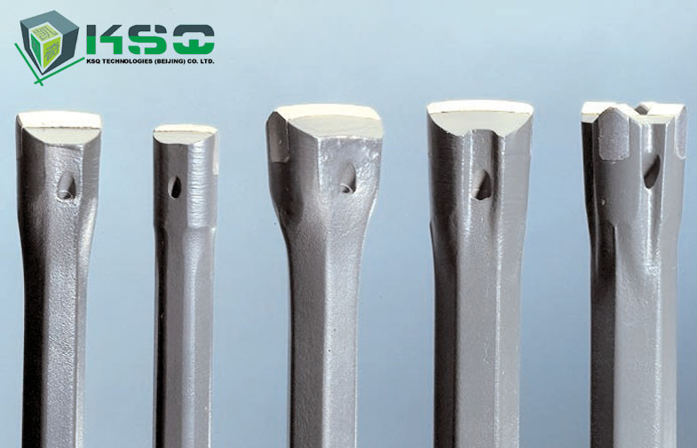 Integral Tungsten Carbide Rock Mining Drill Rod For Small Hole Drilling Tools