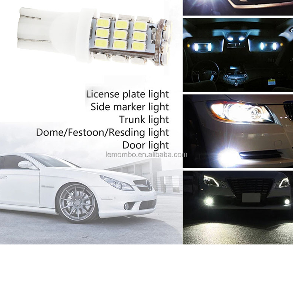 Inside Interior T10 3014 42SDM Car Headlights Bulbs 12v Width Lamp