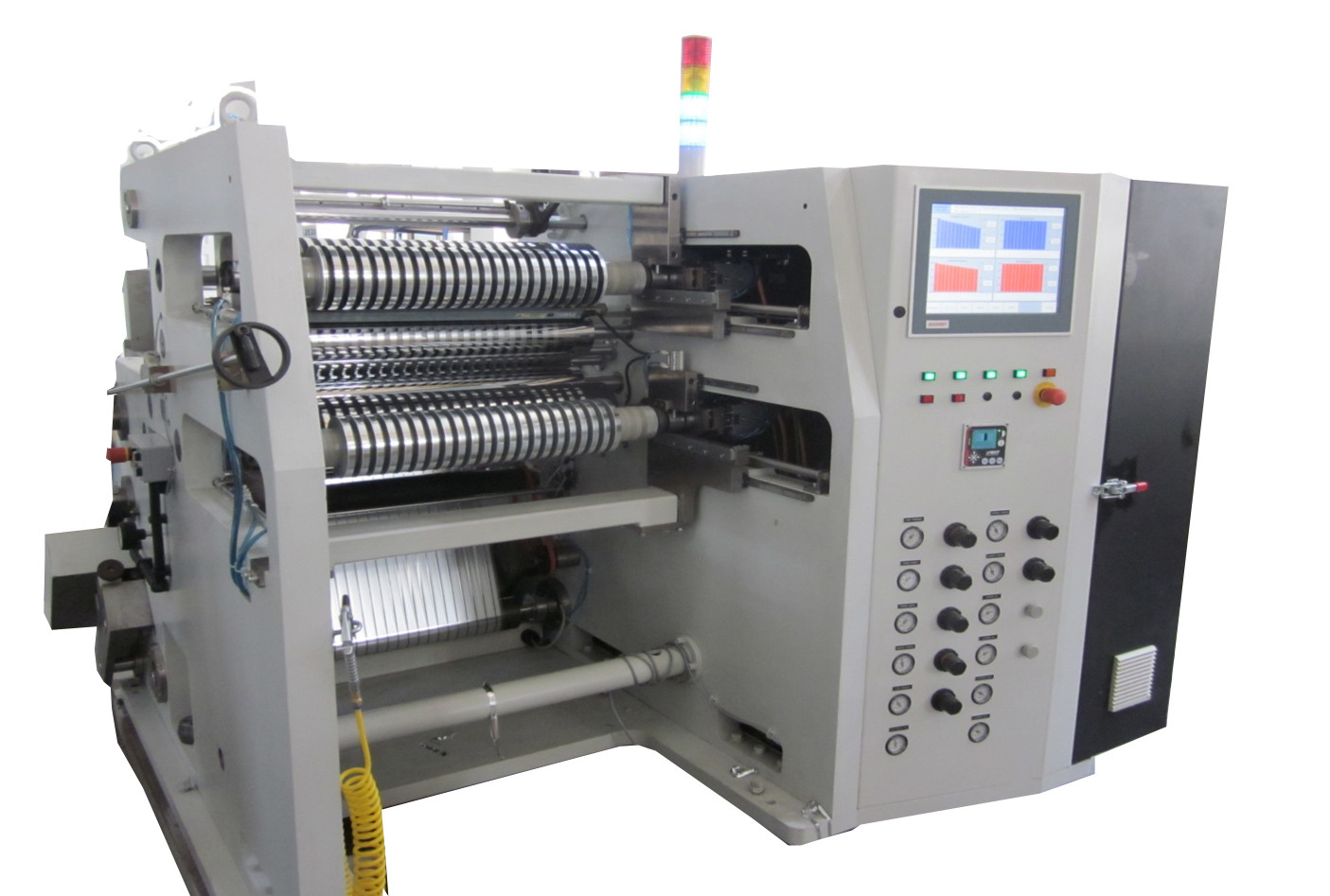 2 Micron 650mm Surface Slitter Rewinder Machine for Metalized Film
