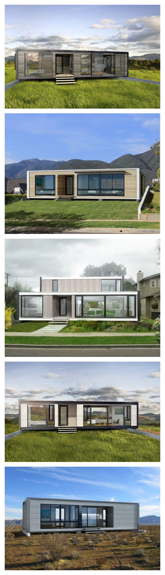 2017 High quality New style compound container houses or huts sales for people