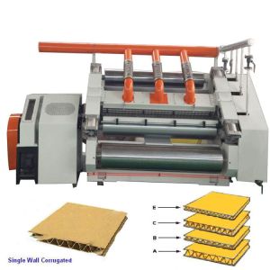 China CE Fingerless Single Facer Machine For 1600mm Carton Box on sale