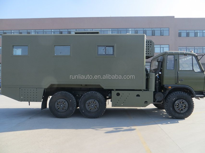 Dongfeng 6x6 All Driven Cargo Van Truck Mobile Food Truck GB17691-2005
