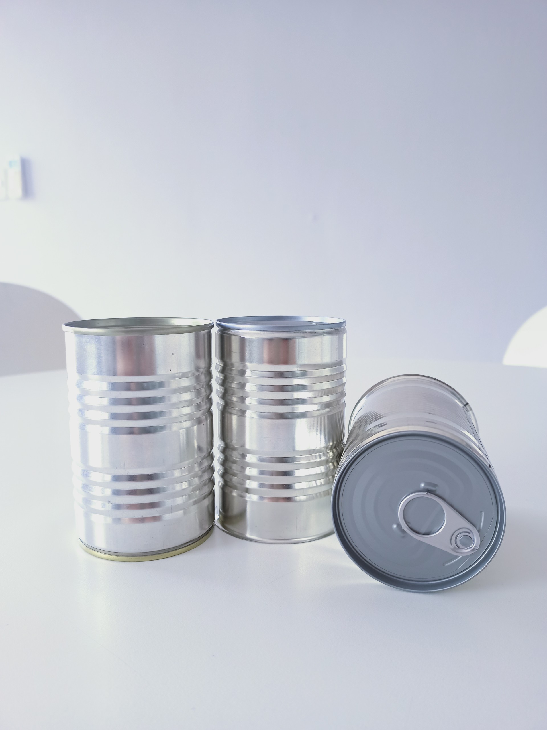 300 To 500gr Empty Vegetables Fruit Food Tin Can With Easy Open Lid OEM