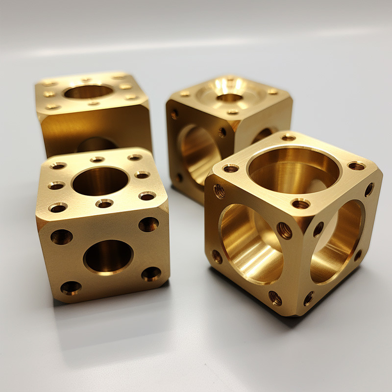 High Precision Brass Parts CNC Fabrication Milling Part CNC Machining Service