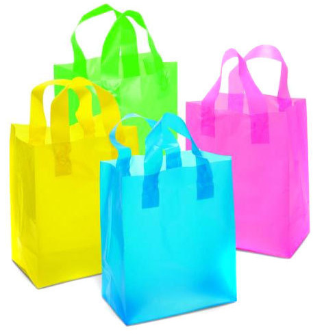  Reusable Loop Handle Plastic Bags Offset Printing Gravure Manufactures