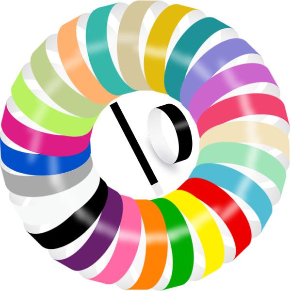 Adjustable Tyvek VIP Paper Wristbands Waterproof Tear Resistant Disposable
