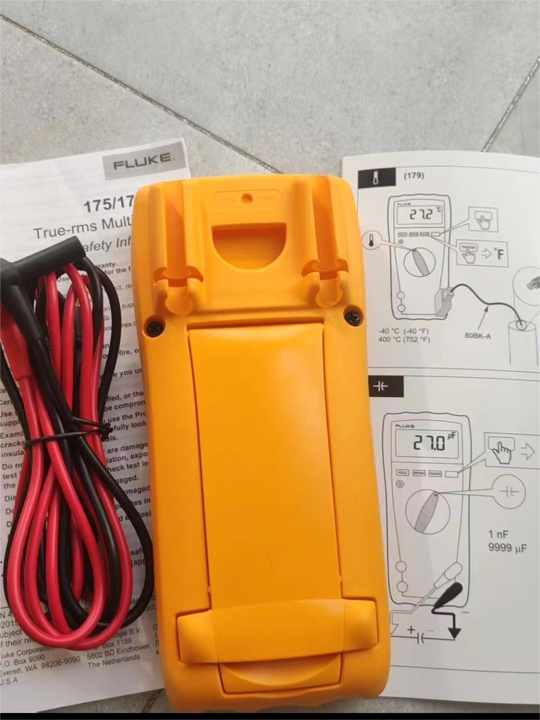 Fluke 177 Electronic Test And Measurement Equipment 10A True-RMS Digital Multimeter