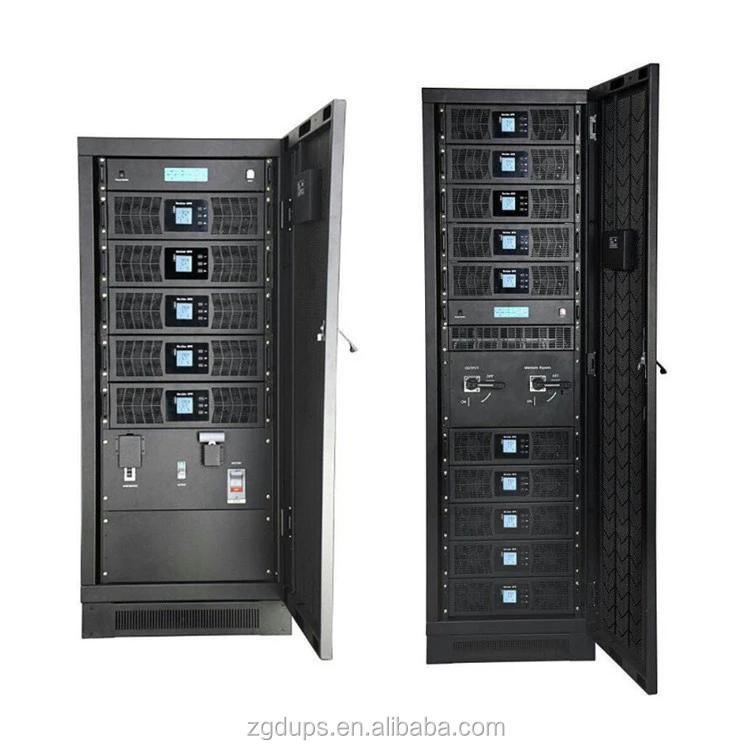 Rack Mount 460VAC Modular Online UPS 60kva Medium Large Data Center Ups System