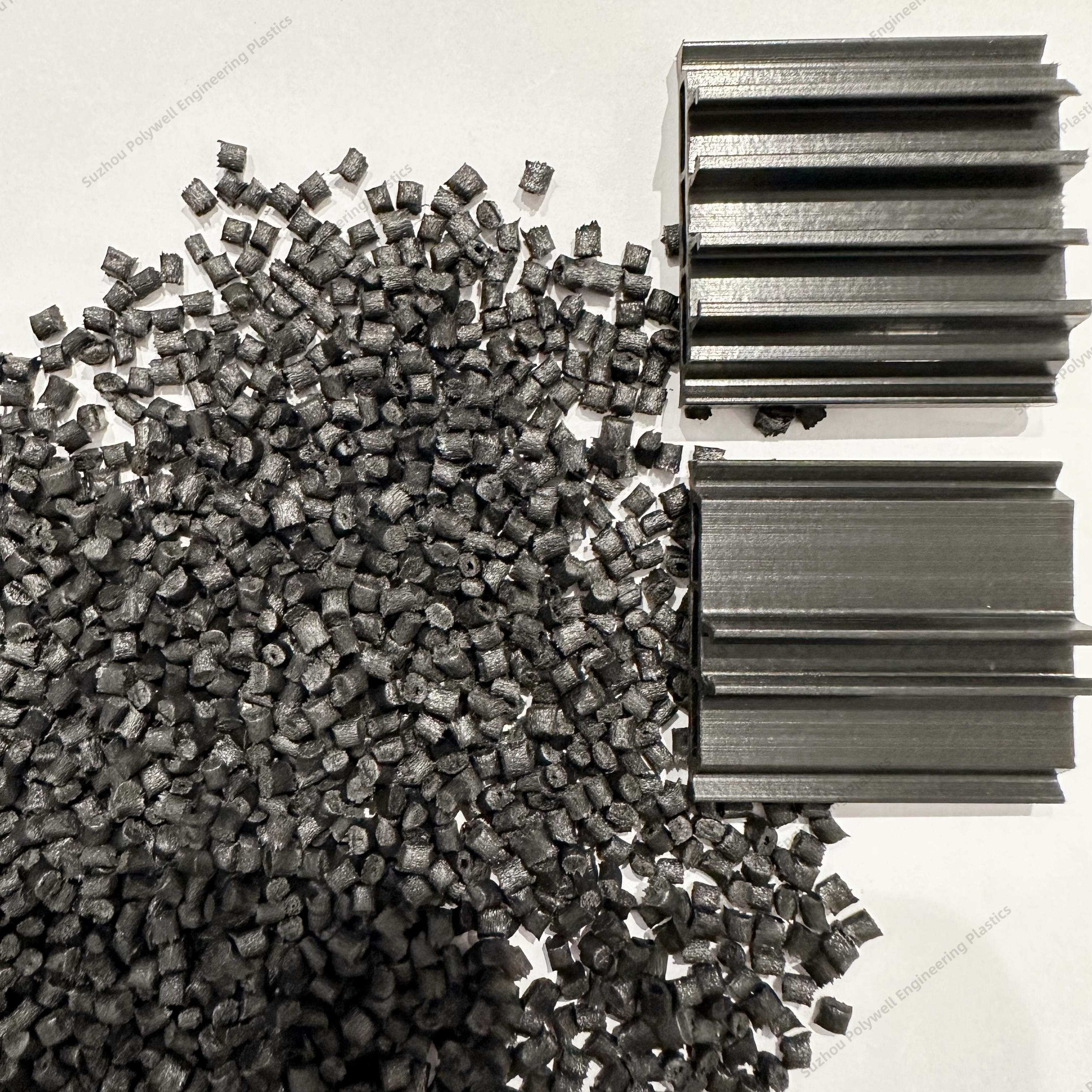 High Toughened Glass Fiber Reinforced Nylon Plastic Resin PA66 GF25 Pellets For Extrusion Thermal Barrier Bar