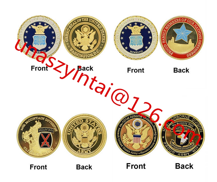 Non Magnetic Canada Elizabeth Maple Leaf Gold Plated coin