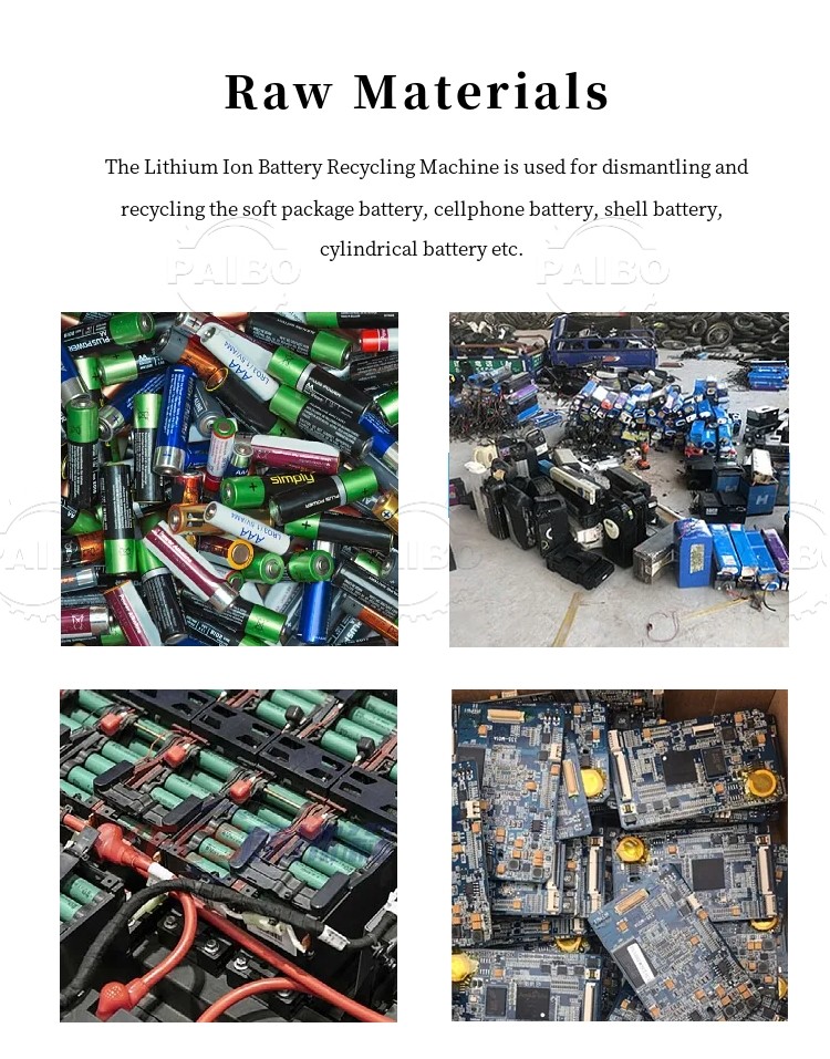Revolutionize Metal Recycling with Scrap Lithium Ion Battery Recycling Function