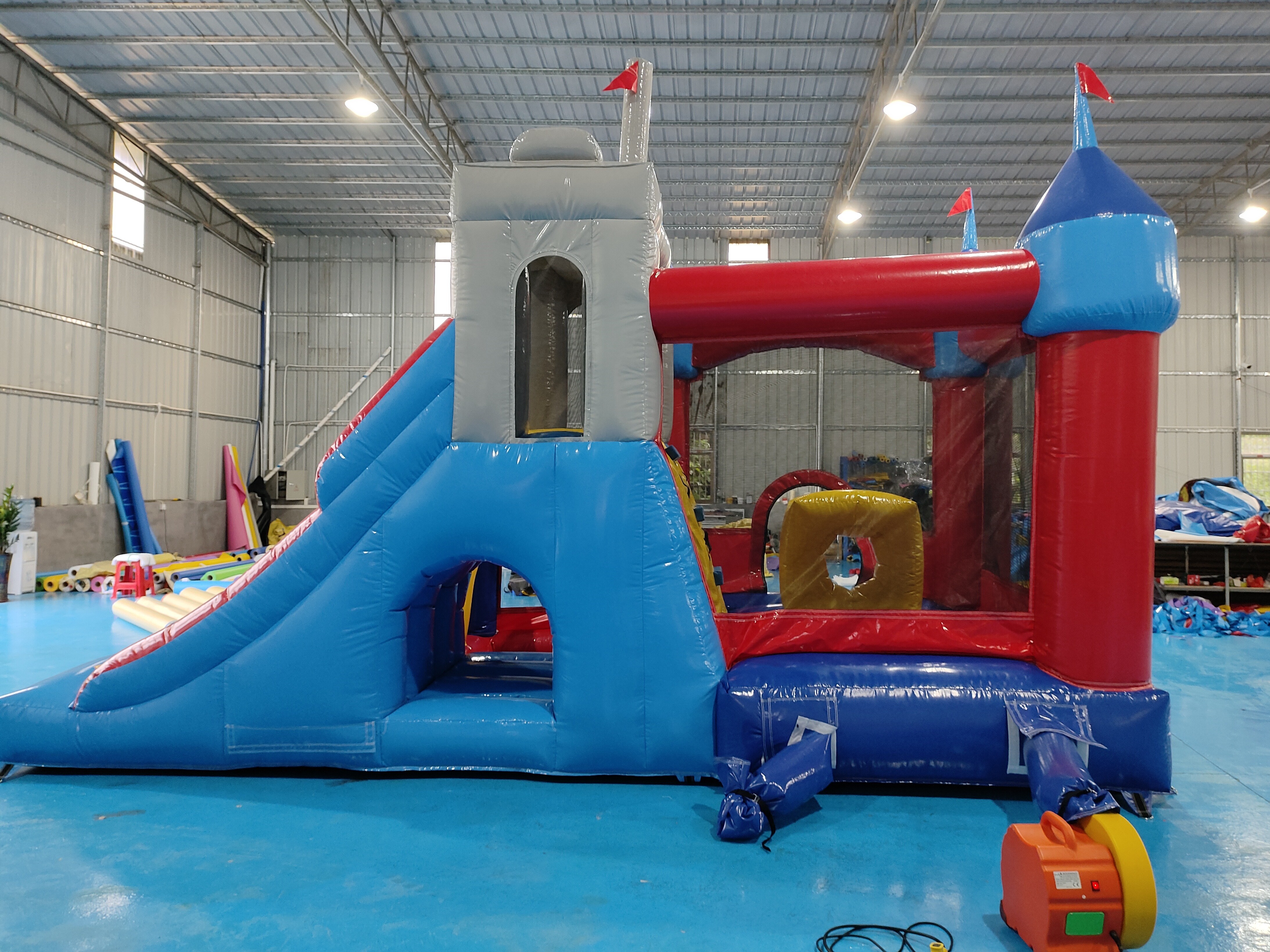 Outdoor Medieval Bounce Castle Inflatable Bouncy House With Slide Combo Inflatable Jumping House For KIds