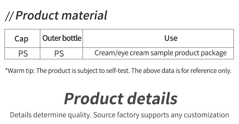 Small 5ml 5g Lip Balm Jar Empty Sample Pot for Nail Polish Oil
