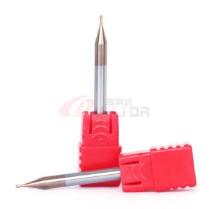 Cnc Ball Nose End Mill For Titanium 3/16" 1/8" 1/4" 1/2 2 Flute Carbide End Mill