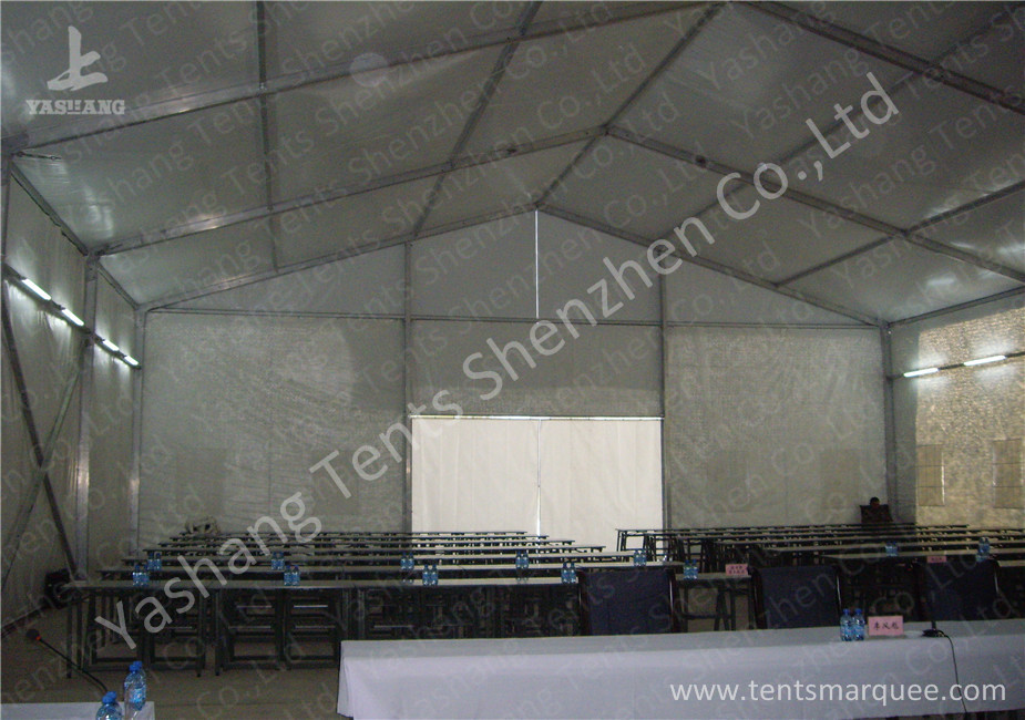 Custom Aluminum Alloy Frame PVC Fabric Tent Structures , Military Tent