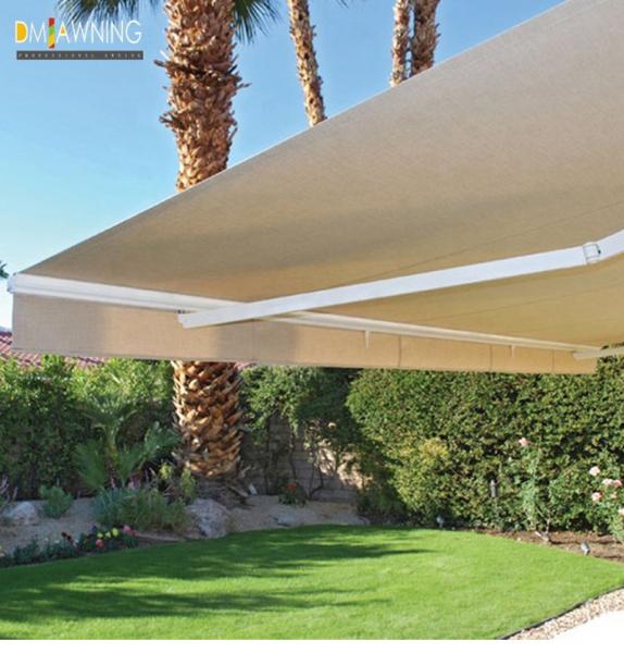 Black Grey Waterproof Retractable Awning 1.5M awning valance replacement
