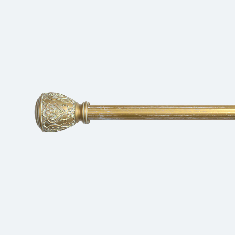 Multicolor Iron Pipe Curtain Rods Retro Style OEM 6M Length
