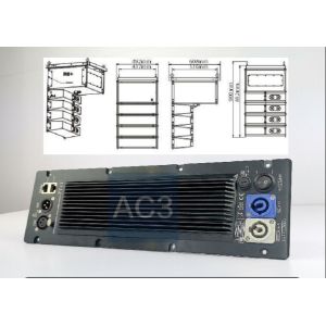 20KHz Dsp Audio Processor 1300W Speaker Power Amplifier Module