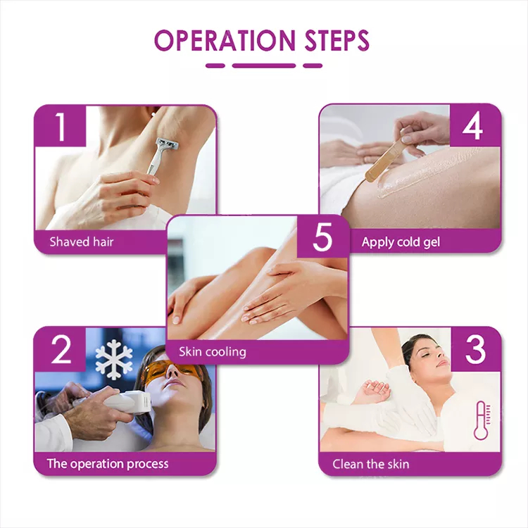 OEM Portable Professional 808nm Diode Laser Hair Removal Machine