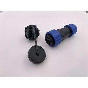 M24 14 Cores Circular Waterproof Connector Wire To Wire Connectors