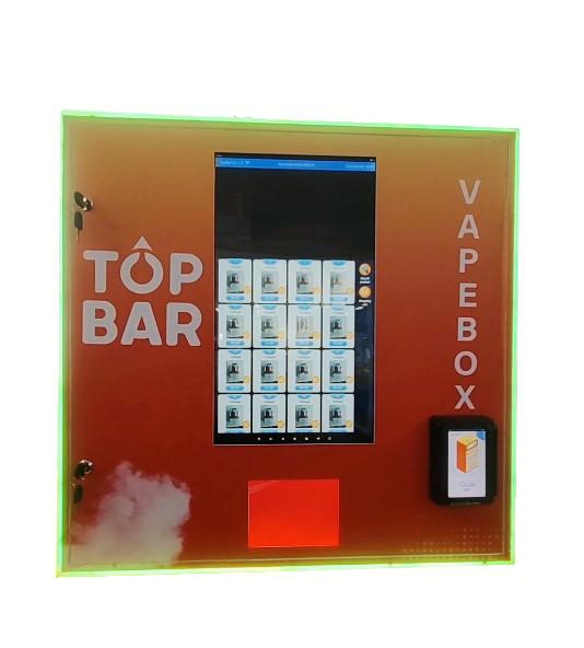 Wall Mounted Mini Electronic Cigarette Vape Vending Machine With Age Recognition