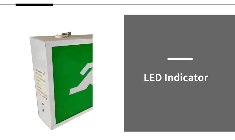 Iron Sheet Multiple 4mm LED Emergency Exit Sign