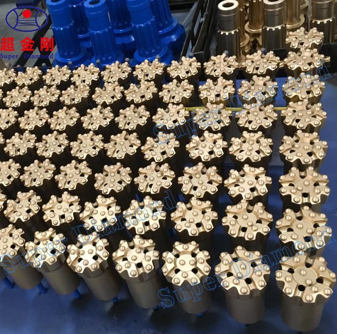 T38 / T45 / T51 Top Hammer Rock Drill Bit with Retrac Body Broca PARA Maquina De Pierna
