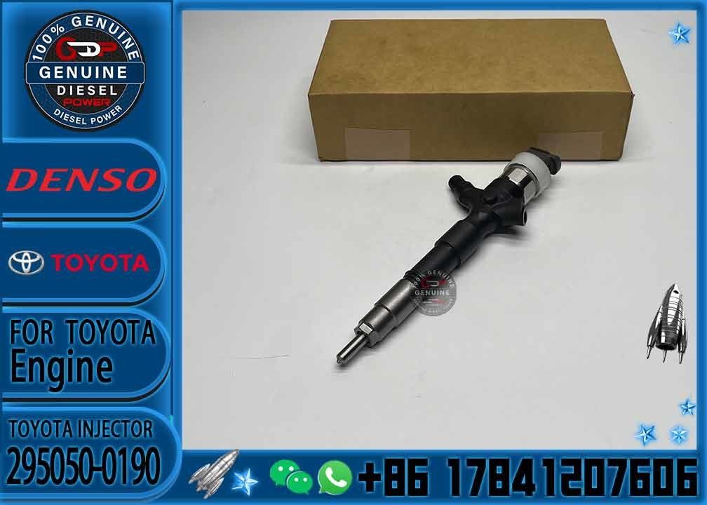 common rail injector 23670-09340 23670-0L100 23670-30410 injector 295050-0190/ 0530 /0470 /0210 for Toyota 1KD-FTV D-4D