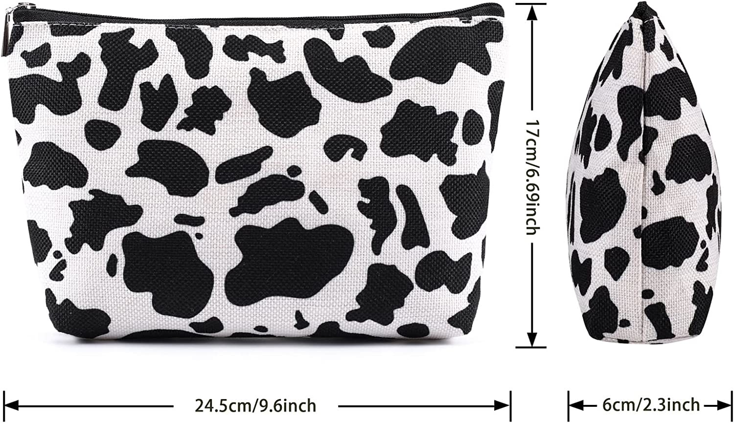 Dishy Makeup Bag for Women Cosmetic Toiletry Bag Waterproof Small Travel Toiletries Bags