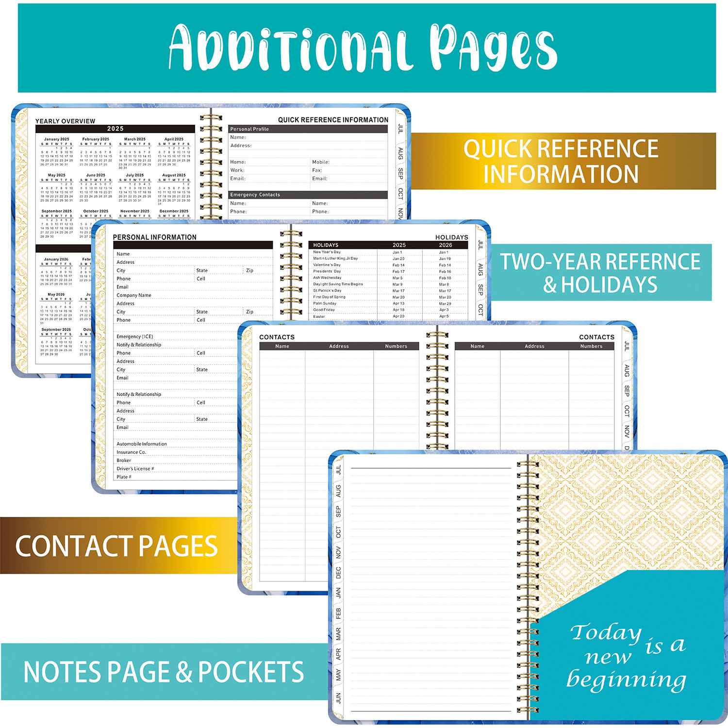 Dot-Grid Paper Layout Hardcover Notebook Personalization Option For Logo Printing And Hardcover Binding Type