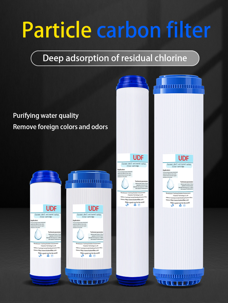 20 inch UDF GAC Granular Activated Carbon Filter Cartridge with 12-24 Months Filter Life