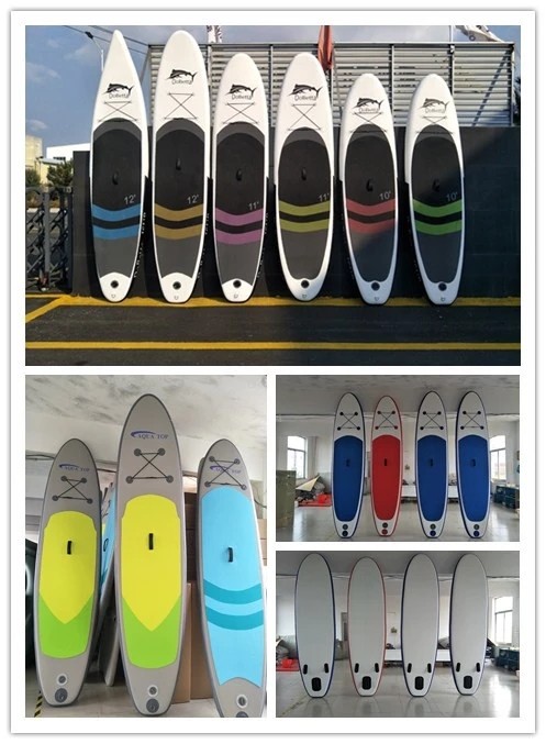 PVC Inflatable Stand Up Paddle Board For Surfing , 15PSI Pressure Inflatable Sup Board