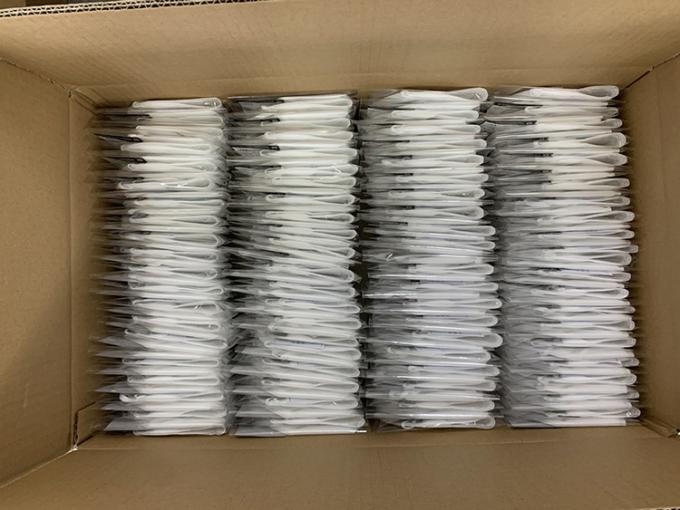 Non Woven 3th Layer N95 Face Mask Latex Free PP / Melt Blown Materials