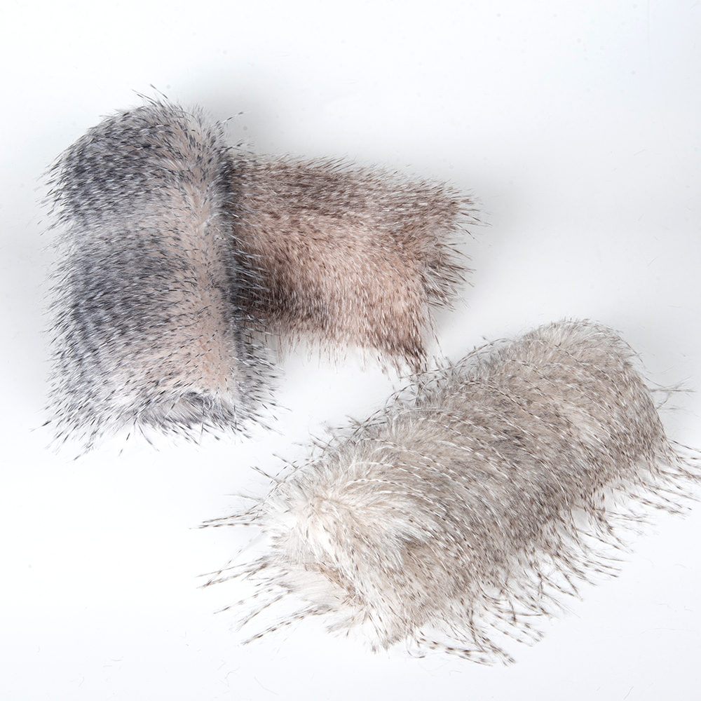 ODM Soft Artificial Fox Fur Fabric for Lady Coats and Jackets in 58/60" Width