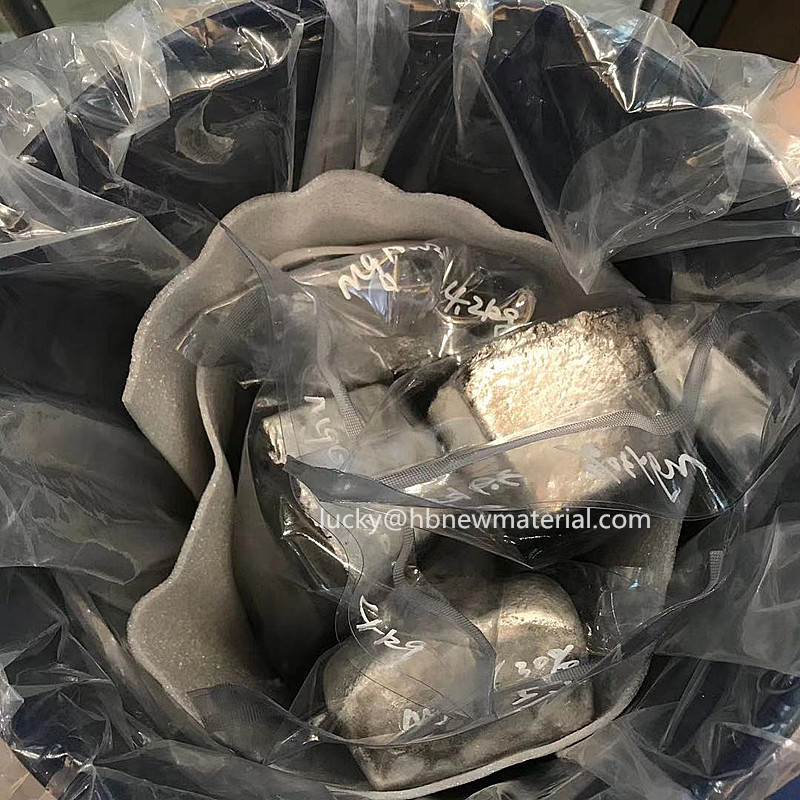 Magnesium Gadolinium Alloy MgGd25 MgGd30 for improve Magnesium Product Physical Properties