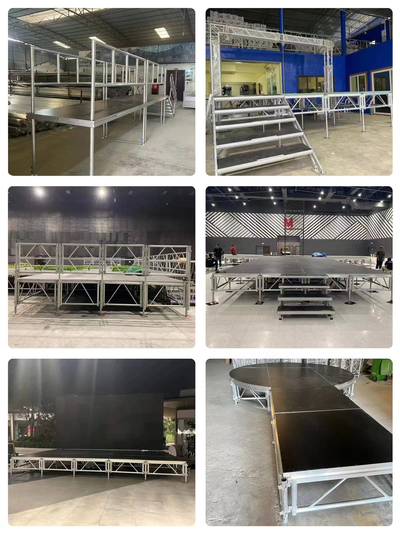 Portable 300x300mm Line Array Truss Lift Tower For Speaker Display