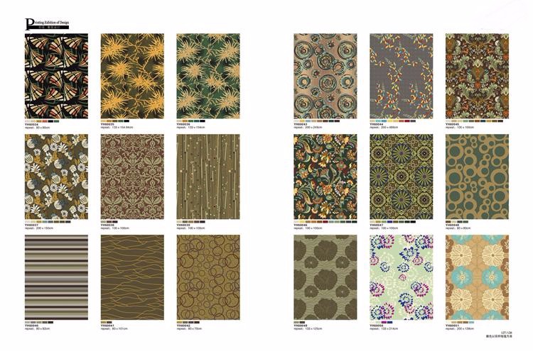Indian Style PVC Carpet Flooring / Plastic Floor Covering Carpet Cut Pile
