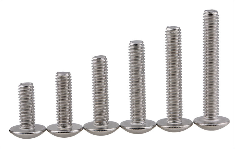 Metric 18-8 Stainless Steel Extra-Wide Truss Head Phillips Screws Cross Recessed Drive Mushroom Head Screws